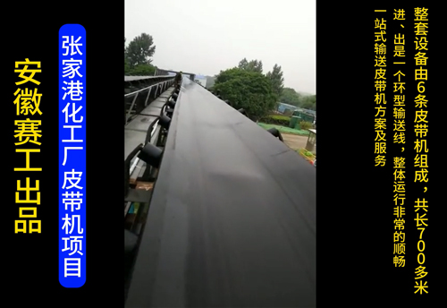 张家港化工厂皮带输送线